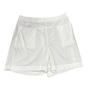 Lunya Airy Cotton Short in White NWT Size Large